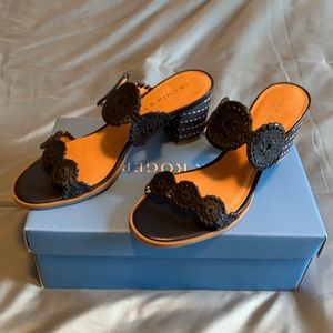 Jack Rogers “Lauren” Mid heel brand new in box